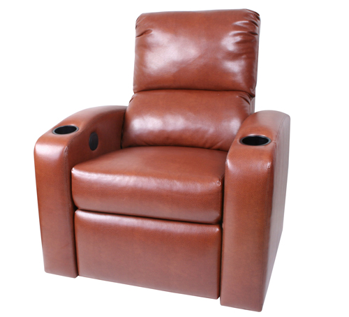 Custom Home Theater Chair Red