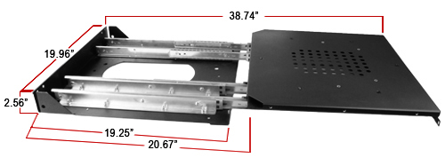 Custom Home Theater Rack Slider